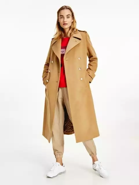 next camel trench coat