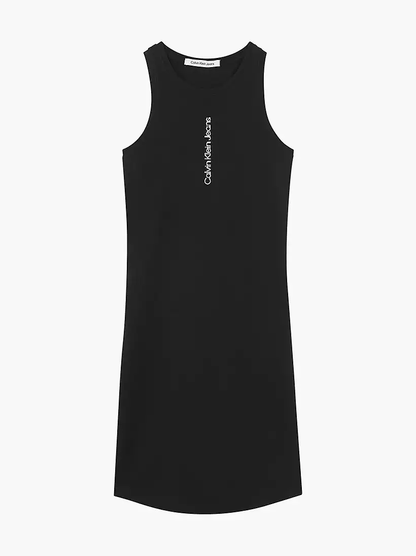 logo tank dress