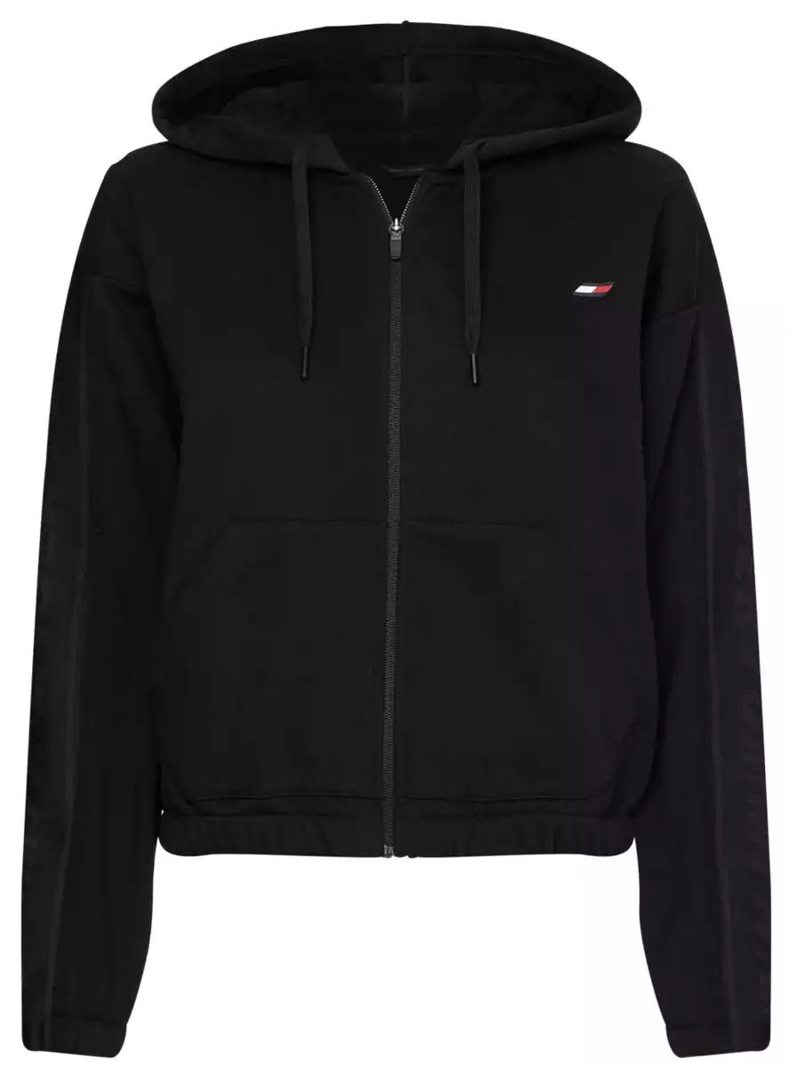 TH WOMENSWEAR | RELAXED BRANDED  ZIP UP HOODIE