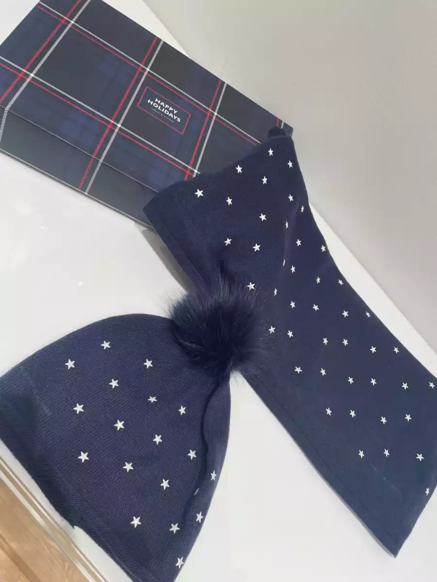 Dodatki | stars scarf & beanie holiday giftpac